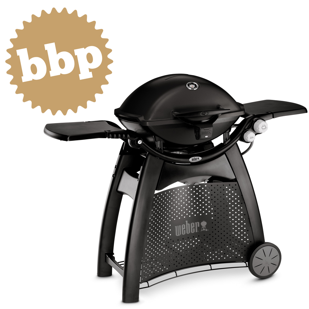 Barbecue Grelhador Eléctrico Weber Q 1400 Cinzento com Mesa de apoio ♨️ A  churrasqueira perfeita