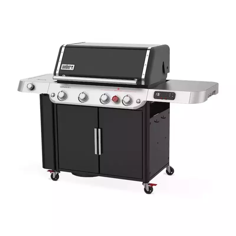 Barbecue a gás inteligente Weber Genesis EPX-470 em preto