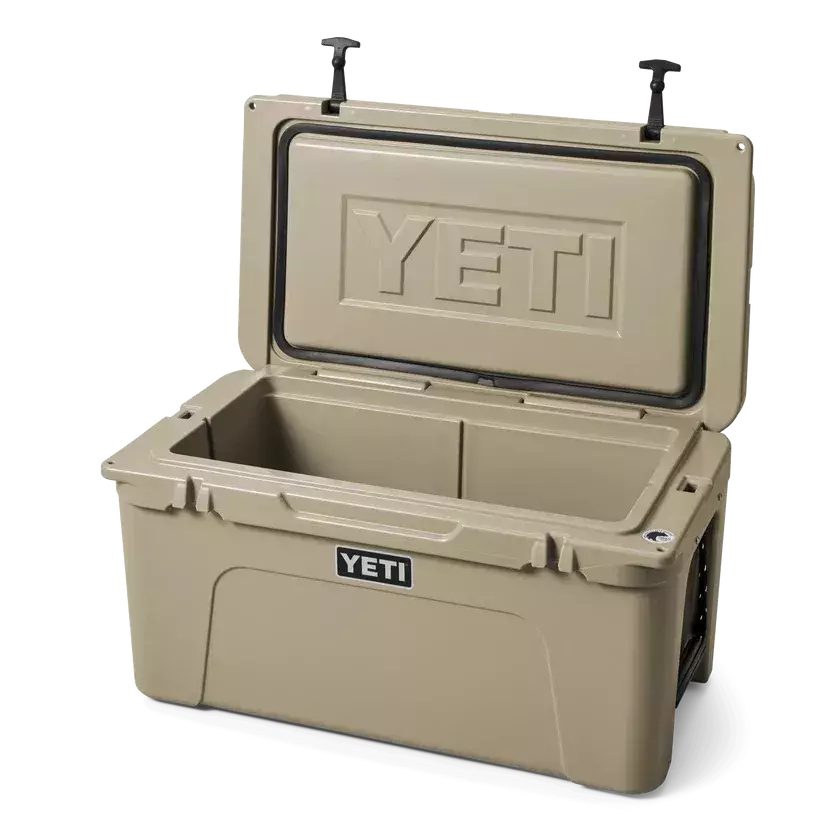 Yeti Tundra 65 Cooler refrigerador portátil em cor Bege