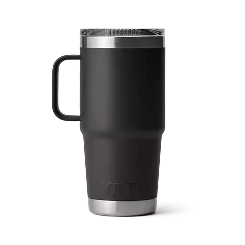 Caneca de viagem de aço inoxidável Yeti Rambler 591 ml Preto