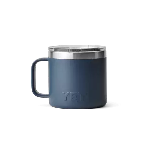 Caneca Térmica Yeti Rambler Inoxidável azul marinho 414ml