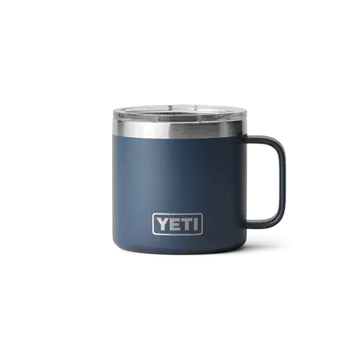 Caneca Térmica Yeti Rambler Inoxidável azul marinho 414ml