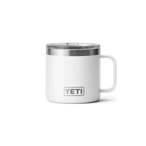 Caneca Térmica Yeti Rambler Inoxidável branco 414ml