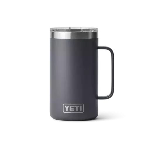 Caneca Térmica Yeti Rambler Aço inoxidável 710 ml cinza grafite