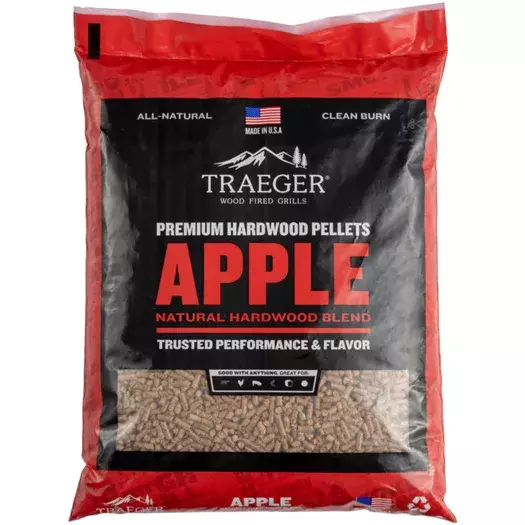 Saco 9 KG Pellets de madeira de maçã Traeger