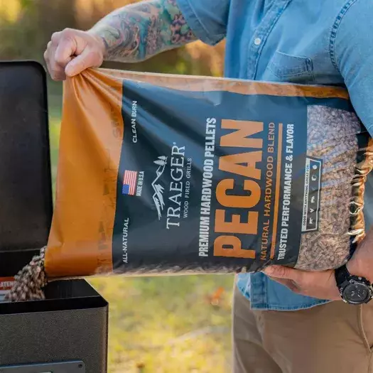 Saco 9 KG Pellets de madeira de Pecan Traeger