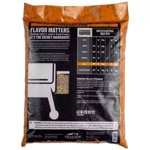 Saco 9 KG Pellets de madeira de Pecan Traeger