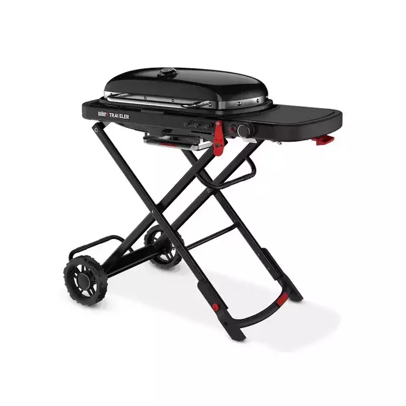 Barbacoa Weber Traveler Stealth Edition portátil a gás