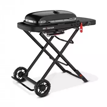 Barbacoa Weber Traveler Stealth Edition portátil a gás