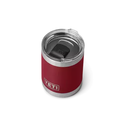 Copo térmico de aço inoxidável Yeti Lowball 296 ml Vermelho