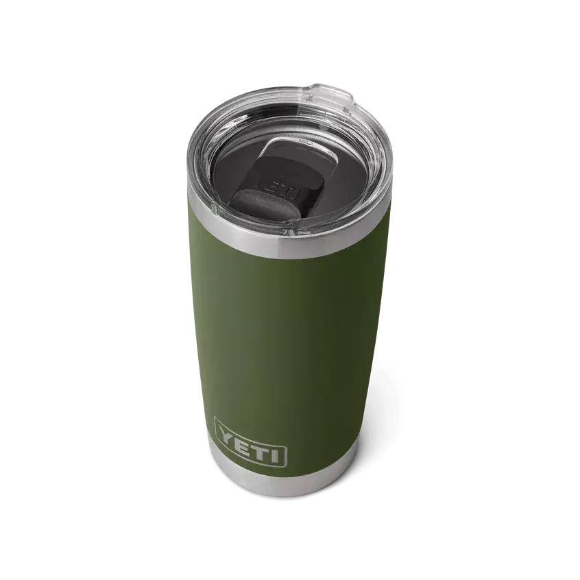 Yeti Rambler copo térmico de aço inoxidável 591 ml Verde Oliva