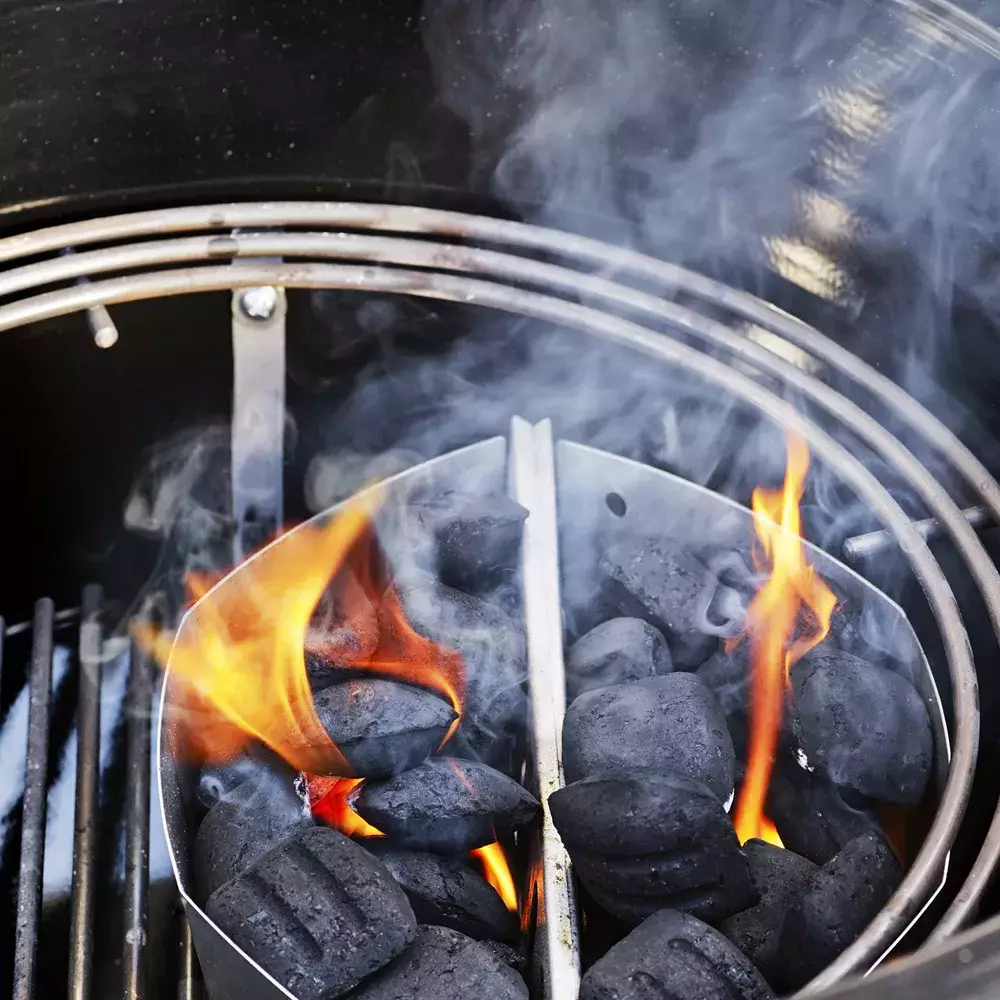 Cestos de carvão ou de briquetes para grelhadores a carvão Weber