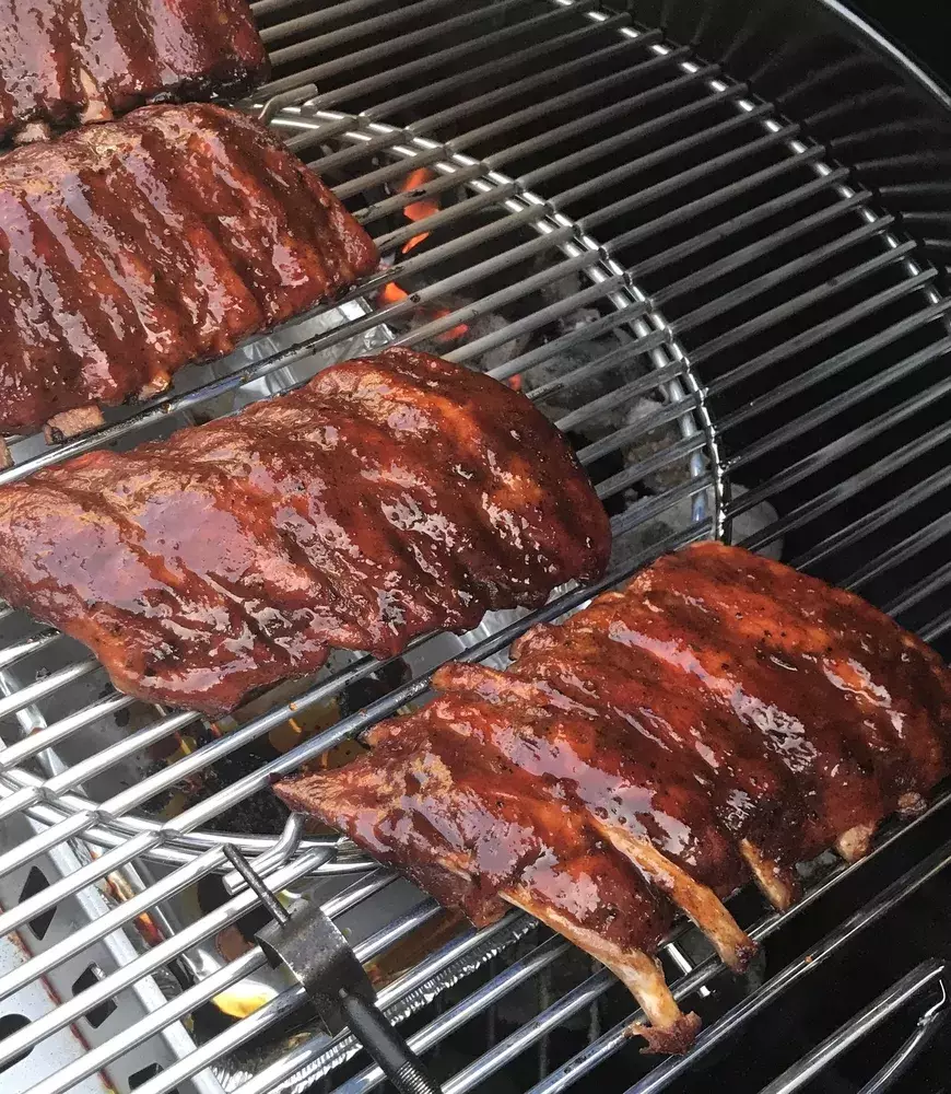 Costillar de cerdo Duroc gallego alimentado con castañas